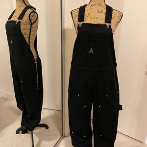 Maniere De Voir Black Women's Jeans Overalls